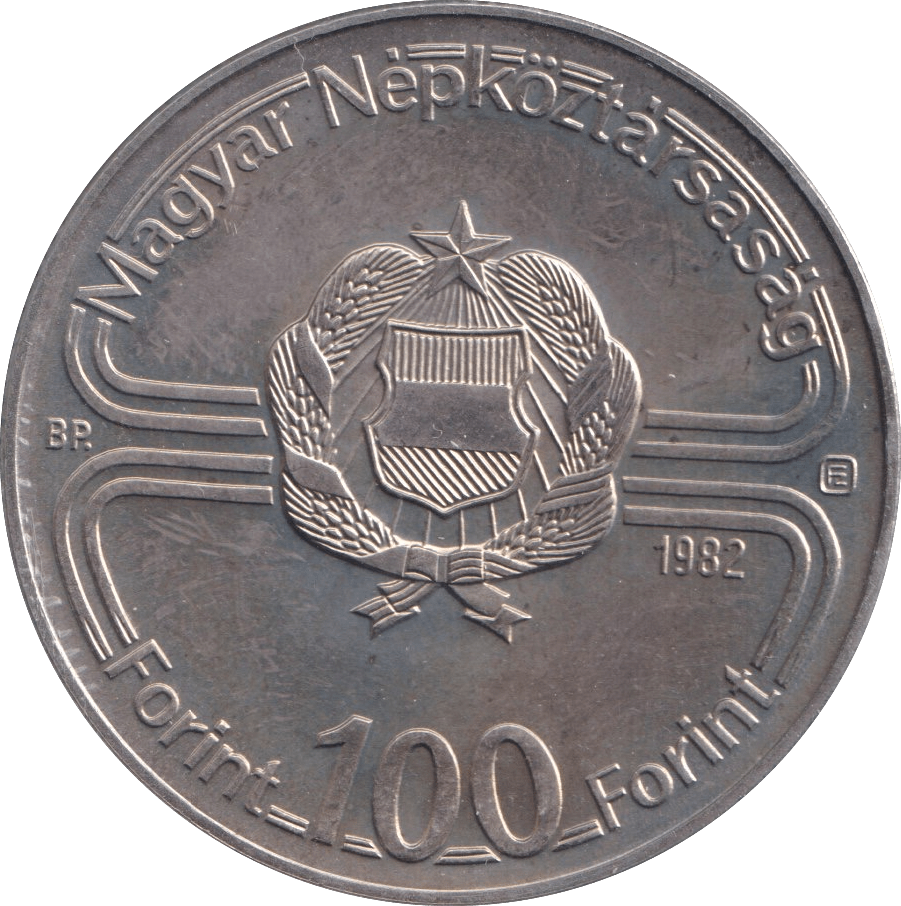 1982 ONE HUNDRED FORINT HUNGARY - WORLD COINS - Cambridgeshire Coins