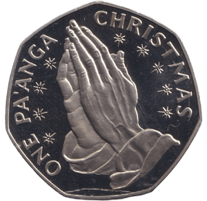 1982 ONE PA'ANGA CHRISTMAS TONGA - 50P REGIONAL ISSUES - Cambridgeshire Coins