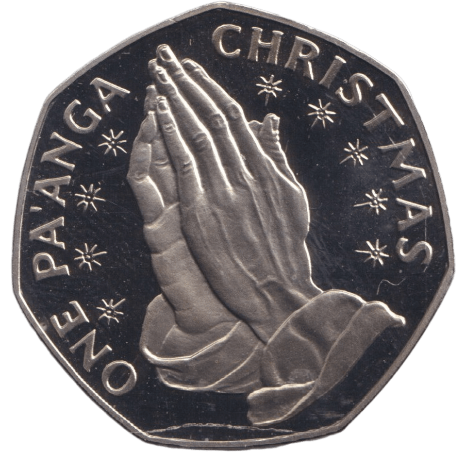 1982 ONE PA'ANGA CHRISTMAS TONGA - 50P REGIONAL ISSUES - Cambridgeshire Coins