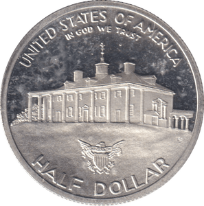 1982 SILVER HALF DOLLAR USA - SILVER WORLD COINS - Cambridgeshire Coins