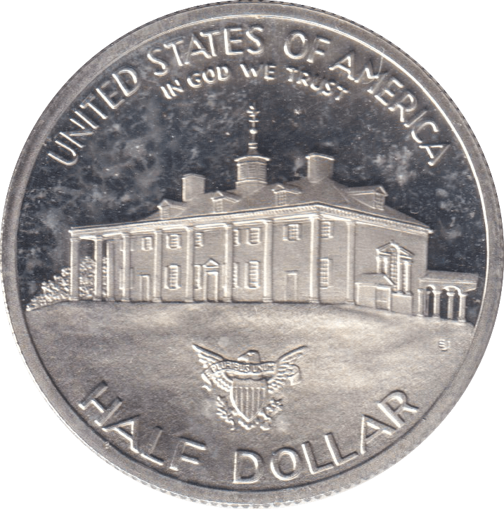 1982 SILVER HALF DOLLAR USA - SILVER WORLD COINS - Cambridgeshire Coins
