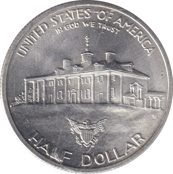 1982 SILVER HALF DOLLAR USA - SILVER WORLD COINS - Cambridgeshire Coins