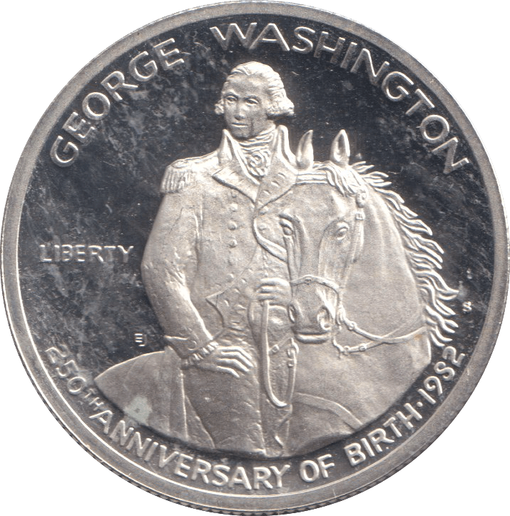 1982 SILVER HALF DOLLAR USA - SILVER WORLD COINS - Cambridgeshire Coins