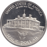 1982 SILVER HALF DOLLAR - SILVER WORLD COINS - Cambridgeshire Coins