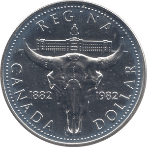 1982 SILVER ONE DOLLAR CANADA - WORLD COINS - Cambridgeshire Coins