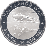 1982 SILVER PROOF FALKLANDS WAR MEDALLION FALKLAND ISLANDS REF 1 - MEDALS & MEDALLIONS - Cambridgeshire Coins