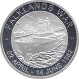 1982 SILVER PROOF FALKLANDS WAR MEDALLION FALKLAND ISLANDS REF 3 - MEDALS & MEDALLIONS - Cambridgeshire Coins