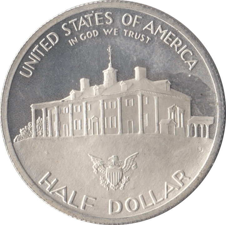 1982 SILVER PROOF HALF DOLLAR USA - SILVER WORLD COINS - Cambridgeshire Coins