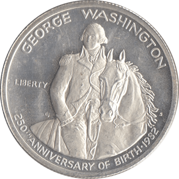1982 SILVER PROOF HALF DOLLAR USA - SILVER WORLD COINS - Cambridgeshire Coins