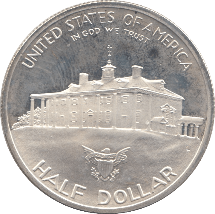 1982 SILVER PROOF HALF DOLLAR USA - SILVER WORLD COINS - Cambridgeshire Coins