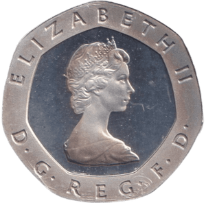 1982 SILVER PROOF PIEDFORT TWENTY PENCE - SILVER WORLD COINS - Cambridgeshire Coins