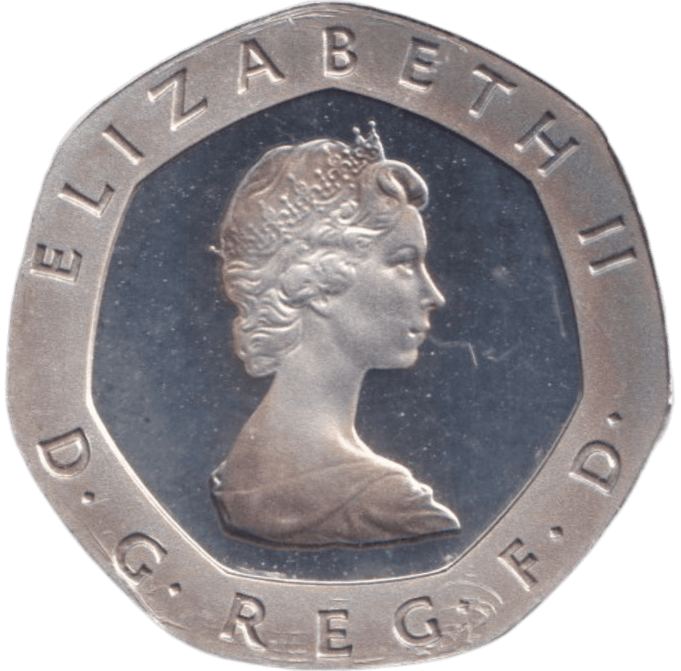 1982 SILVER PROOF PIEDFORT TWENTY PENCE - SILVER WORLD COINS - Cambridgeshire Coins