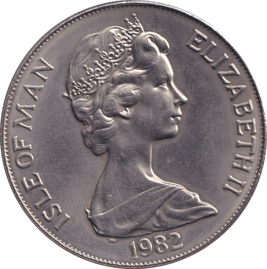 1982 WORLD CUP CROWN ISLE OF MAN - WORLD COINS - Cambridgeshire Coins