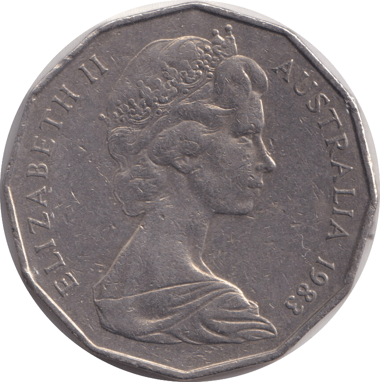 1983 50P AUSTRALIAN - WORLD COINS - Cambridgeshire Coins