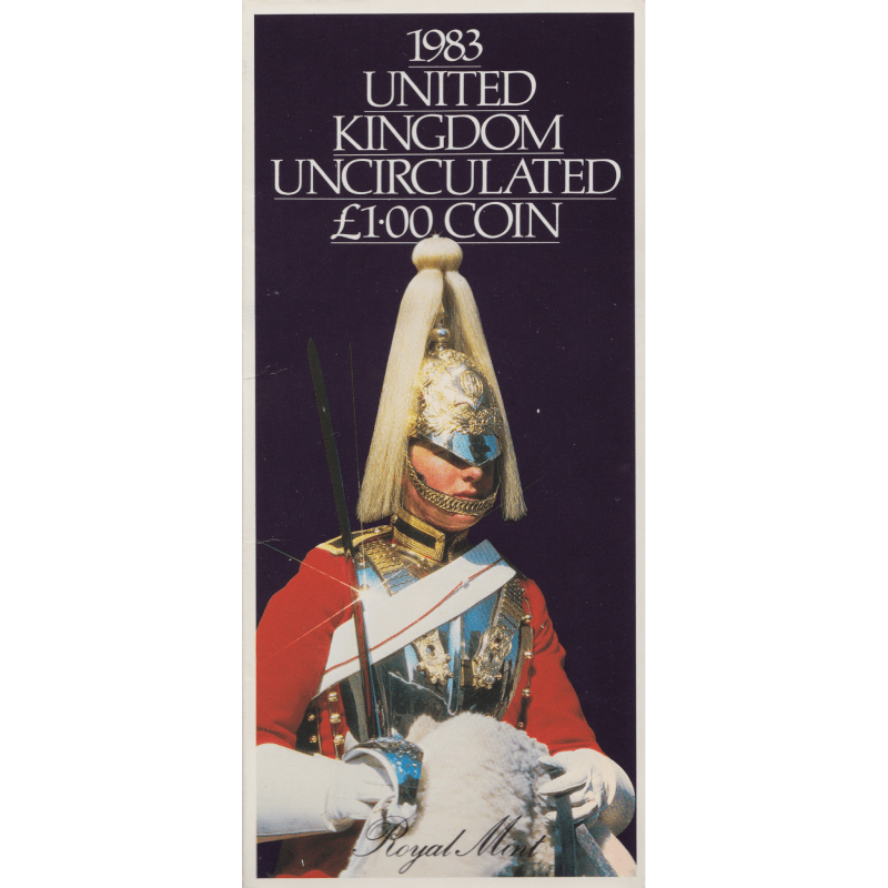 1983 BRILLIANT UNCIRCULATED £1 COIN PRESENTATION PACK UNITED KINGDOM 1983 - £1 BU PACK - Cambridgeshire Coins