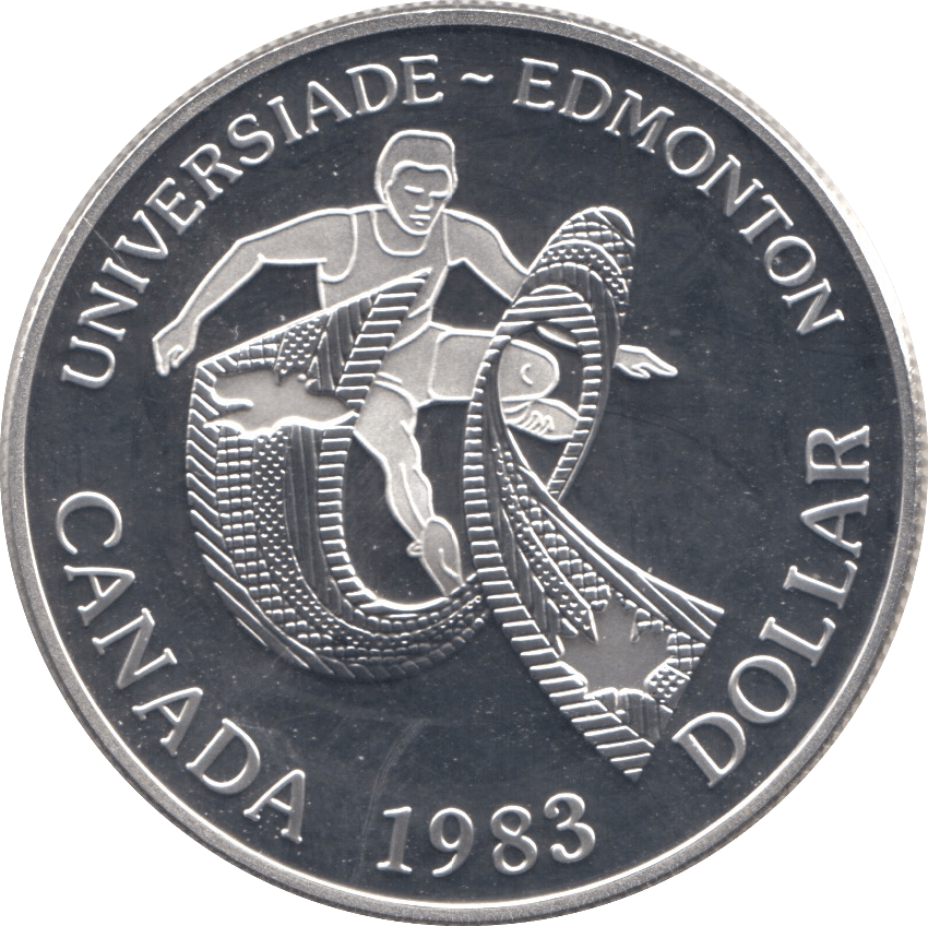 1983 CANADA SILVER PROOF ONE DOLLAR - SILVER WORLD COINS - Cambridgeshire Coins