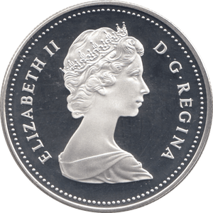 1983 CANADA SILVER PROOF ONE DOLLAR - SILVER WORLD COINS - Cambridgeshire Coins