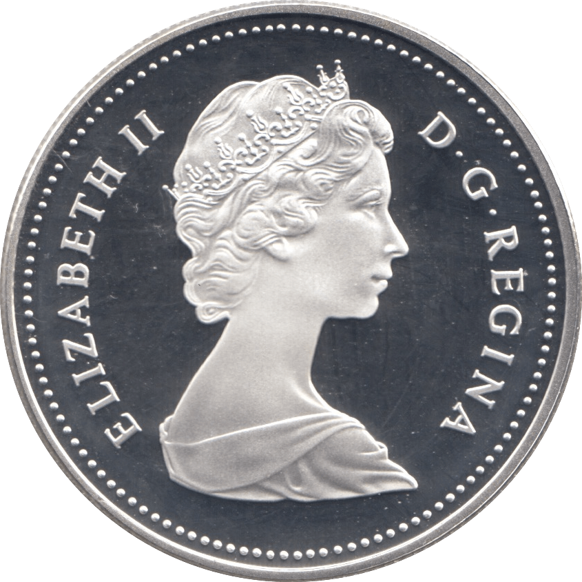 1983 CANADA SILVER PROOF ONE DOLLAR - SILVER WORLD COINS - Cambridgeshire Coins
