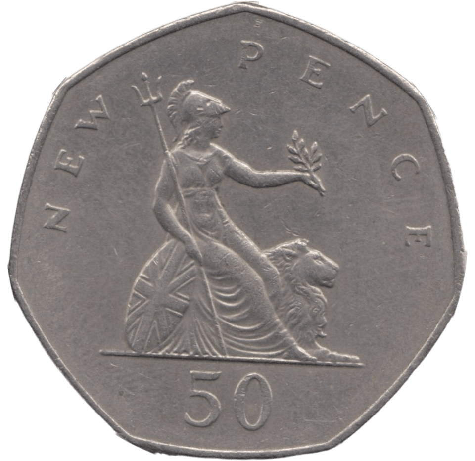 1983 CIRCULATED LARGE 50P BRITANNIA - 50P CIRCULATED - Cambridgeshire Coins