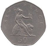1983 CIRCULATED LARGE 50P BRITANNIA - 50P CIRCULATED - Cambridgeshire Coins