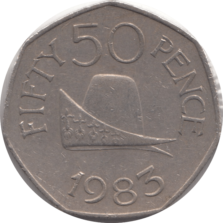 1983 FIFTY PENCE JERSEY - WORLD COINS - Cambridgeshire Coins