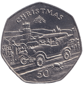 1983 FORD MODEL T 50P ISLE OF MAN ( UNC ) AC - 50P REGIONAL ISSUES - Cambridgeshire Coins