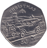 1983 FORD MODEL T 50P ISLE OF MAN ( UNC ) AC - 50P REGIONAL ISSUES - Cambridgeshire Coins
