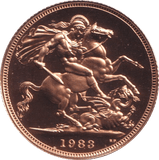 1983 GOLD SOVEREIGN ( PROOF ) - SOVEREIGN - Cambridgeshire Coins