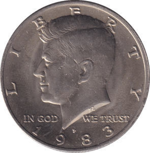 1983 HALF DOLLAR USA - WORLD COINS - Cambridgeshire Coins