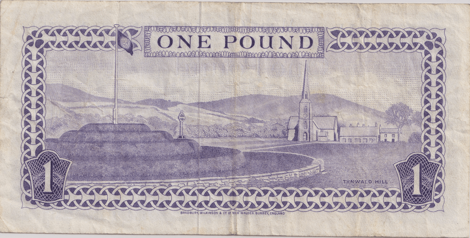 1983 ONE POUND ISLE OF MAN BANKNOTE REF-1837 - WORLD BANKNOTES - Cambridgeshire Coins