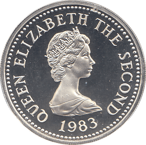 1983 SILVER PROOF 1 POUND BAILIWICK OF JERSEY - WORLD COINS - Cambridgeshire Coins