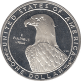 1983 SILVER PROOF DOLLAR OLYMPIC USA - SILVER WORLD COINS - Cambridgeshire Coins