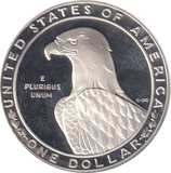 1983 SILVER PROOF OLYMPIAD DOLLAR USA - Silver Proof - Cambridgeshire Coins
