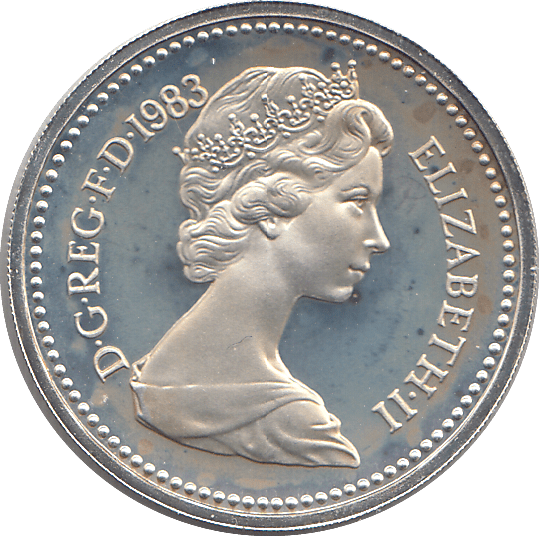 1983 SILVER PROOF ONE POUND - £1 Silver Proof - Cambridgeshire Coins