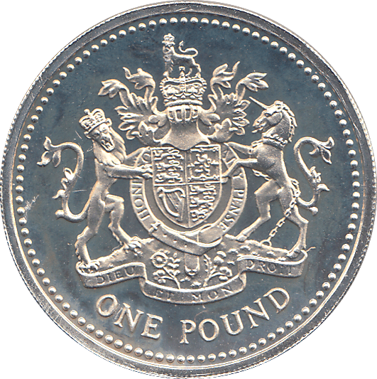 1983 SILVER PROOF ONE POUND - WORLD COINS - Cambridgeshire Coins