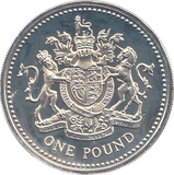 1983 SILVER PROOF ONE POUND - WORLD COINS - Cambridgeshire Coins