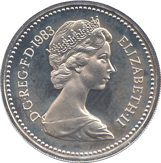 1983 SILVER PROOF ONE POUND - WORLD COINS - Cambridgeshire Coins
