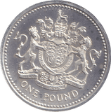 1983 SILVER PROOF £1 ROYAL ARMS - £1 Silver Proof - Cambridgeshire Coins