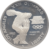 1983 SILVER PROOF USA OLYMPIAD DOLLAR - Silver Proof - Cambridgeshire Coins