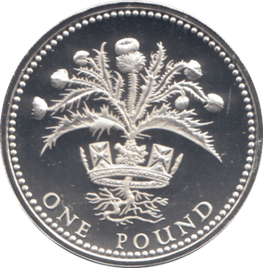 1984 £1 SILVER PROOF - £1 Silver Proof - Cambridgeshire Coins