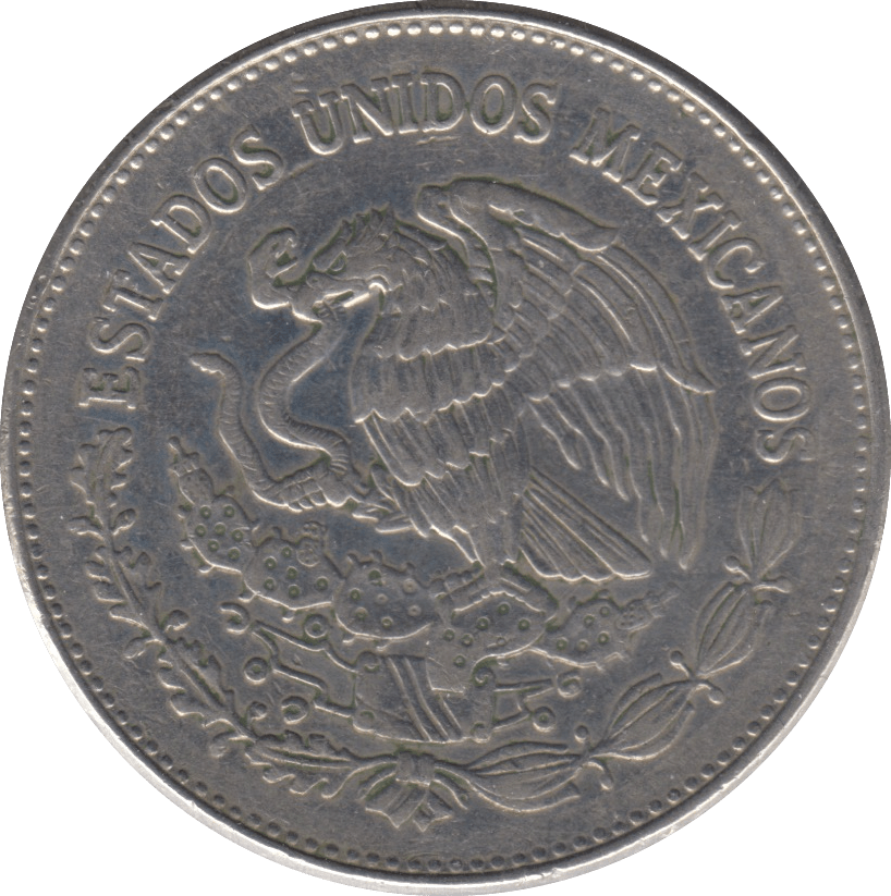1984 50 PESOS MEXICO - SILVER WORLD COINS - Cambridgeshire Coins