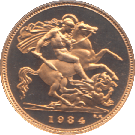 1984 GOLD HALF SOVEREIGN ( PROOF ) - HALF SOVEREIGN - Cambridgeshire Coins