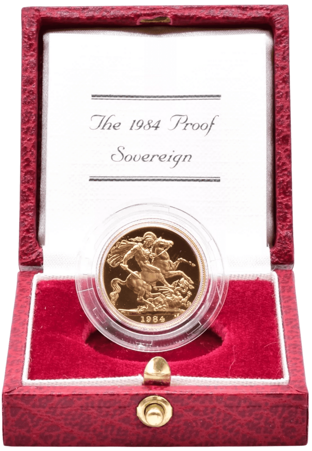 1984 GOLD PROOF SOVEREIGN BOXED - GOLD PROOF SOVEREIGNS - Cambridgeshire Coins