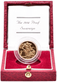 1984 GOLD PROOF SOVEREIGN BOXED - GOLD PROOF SOVEREIGNS - Cambridgeshire Coins