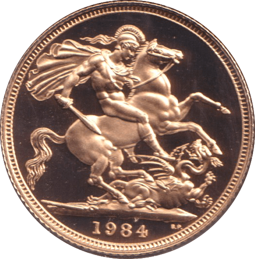 1984 GOLD SOVEREIGN ( PROOF ) - SOVEREIGN - Cambridgeshire Coins