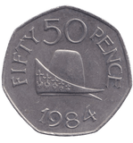 1984 LARGE 50P GUERNSEY ( UNC ) - WORLD COINS - Cambridgeshire Coins