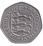 1984 LARGE 50P GUERNSEY ( UNC ) - WORLD COINS - Cambridgeshire Coins