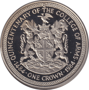 1984 ONE CROWN ISLE OF MAN - WORLD COINS - Cambridgeshire Coins