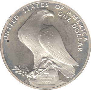 1984 ONE DOLLAR SILVER PROOF USA - SILVER WORLD COINS - Cambridgeshire Coins