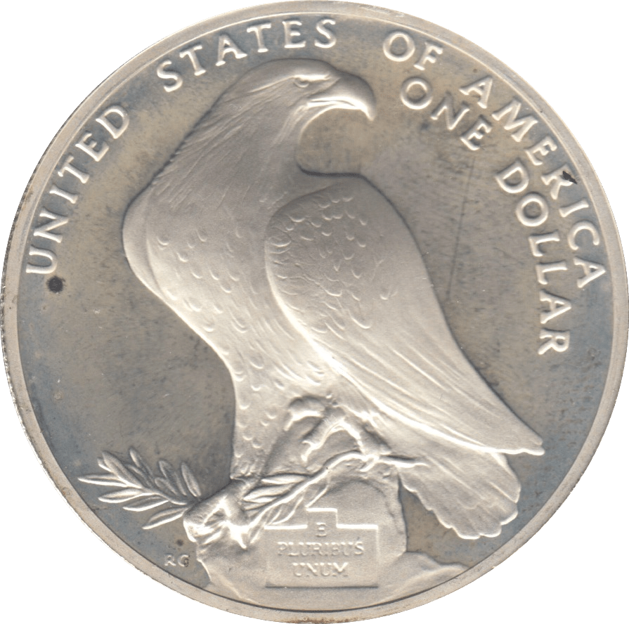 1984 ONE DOLLAR SILVER PROOF USA - SILVER WORLD COINS - Cambridgeshire Coins